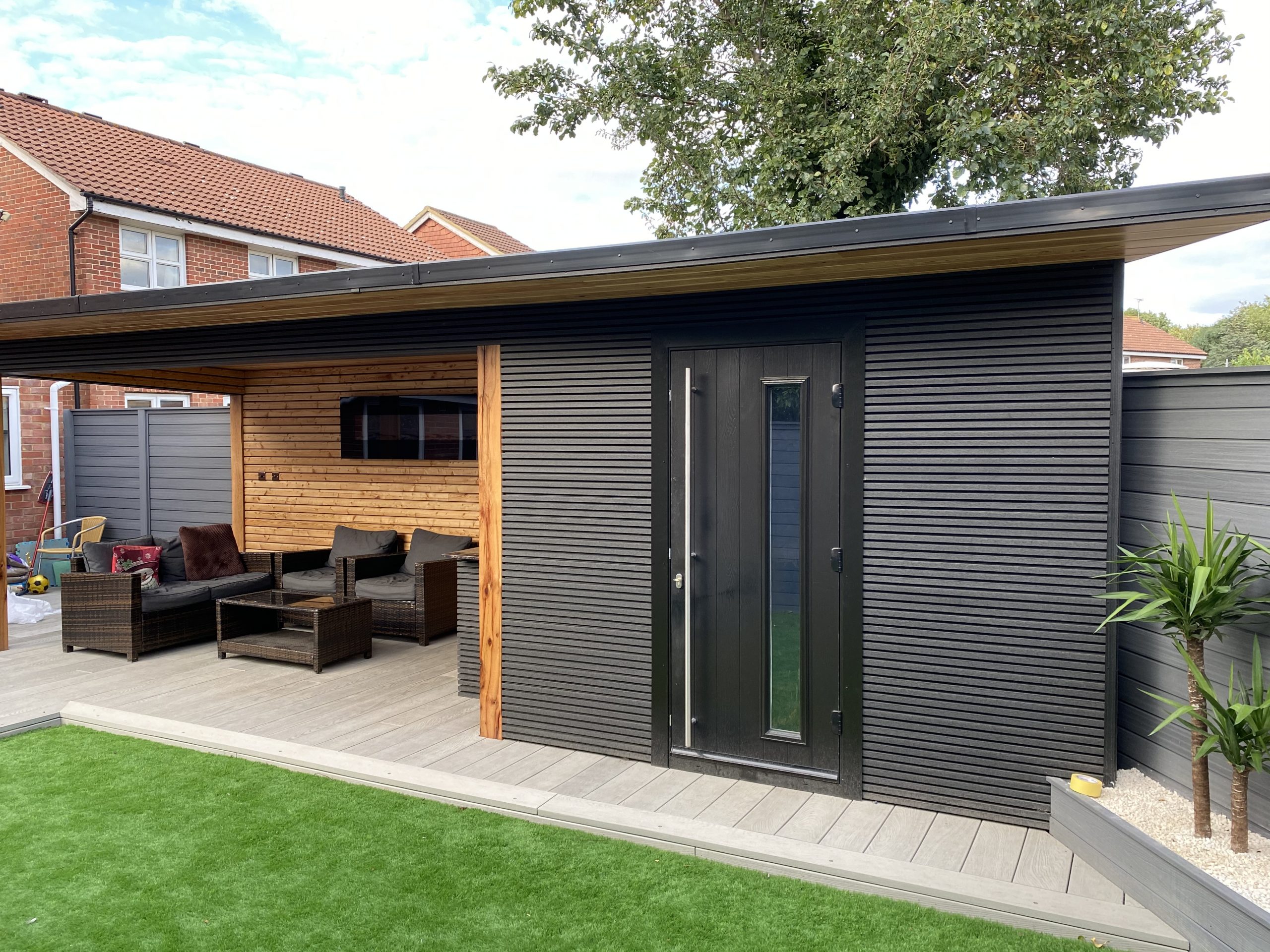 Ecoscape's Composite Slatted Cladding | JP Corry